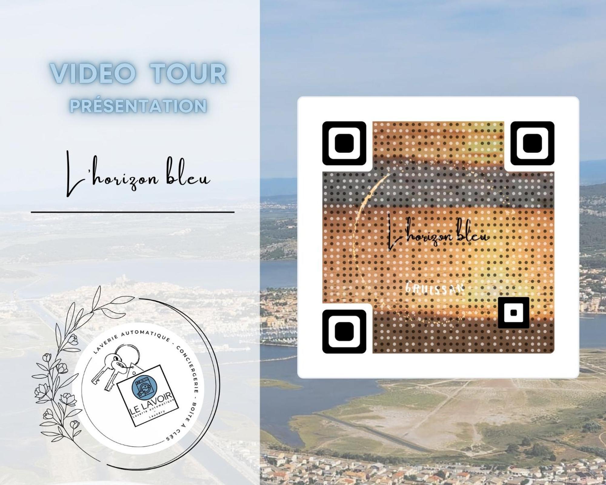 - L'Horizon Bleu - Cocon Romantique Avec Vue Mer Panoramique 그륏상 외부 사진